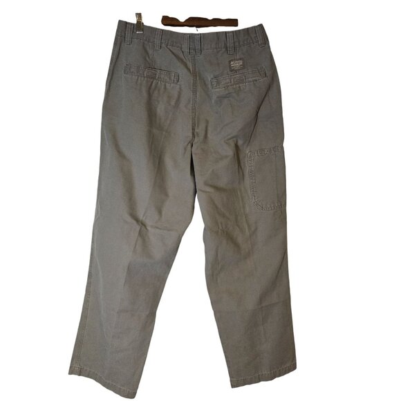 Columbia Canvas Hiking Pants‎ Size 36X32 Khaki Straight Leg - Picture 3 of 5